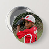 Aangepaste knop voor fotosporten/pin ronde button 7,6 cm (Voorkant /achterkant)