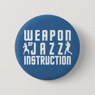 Aangepaste knop voor Jazz Instruction Ronde Button 5,7 Cm