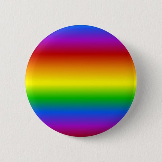 Aangepaste knop voor regenboogkleuren ronde button 5,7 cm (Voorkant)