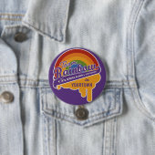 Aangepaste knop voor teamregenboog ronde button 7,6 cm (In situ)