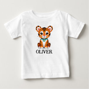Aangepaste knuffel baby tijger