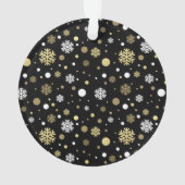 Aangepaste knuffel huisdier foto 1e kerst op sneeu ornament (achterkant)