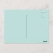 Aangepaste knuffel Kerstkat met kerstmuts Briefkaart (Achterkant)