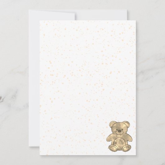 Aangepaste knuffelbeer kaart (Voorkant)