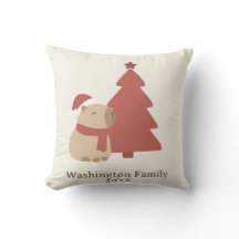 Aangepaste Knusse Capybara Kerstmis
