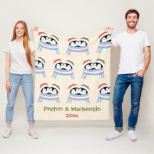 Aangepaste Knusse Trans Pinguïn Kerstmis