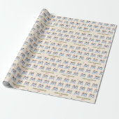 Aangepaste Knusse Trans Pinguïns Kerstmis Cadeaupapier (Uitgerold)