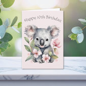 Aangepaste Koala Beer Verjaardagskaart Bedankkaart
