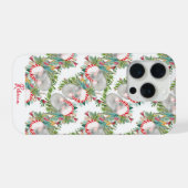Aangepaste Koala Kerst Wit iPhone Hoesje (Achterkant horizontaal)