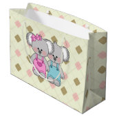 Aangepaste Koala Twins (Girl en Boy) Groot Cadeauzakje (Achterkant Gekanteld)