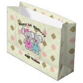 Aangepaste Koala Twins (Girl en Boy) Groot Cadeauzakje (Voorkant Gekanteld)