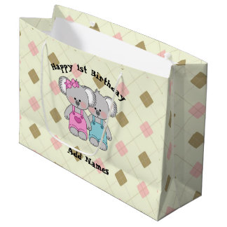 Aangepaste Koala Twins (Girl en Boy) Groot Cadeauzakje