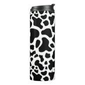 Aangepaste Koe Afdrukthermische getumbler Thermosbeker (Gedraaid links)