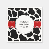 Aangepaste Koe — Papier servetten afdrukken (Voorkant)