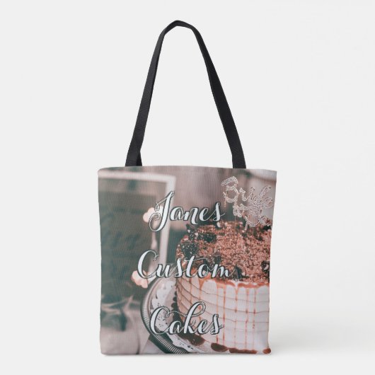 Aangepaste koekjes Canvas tas deorteren (Achterkant)