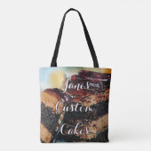 Aangepaste koekjes Canvas tas deorteren (Achterkant)