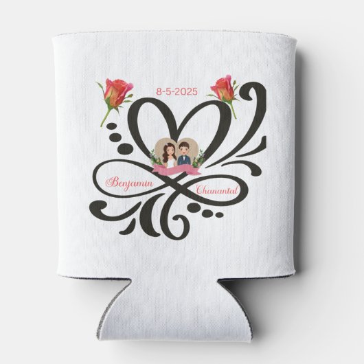 Aangepaste Koelbox, Huwelijksgunst, Jubileum Gift Blikjeskoeler (Achterkant)