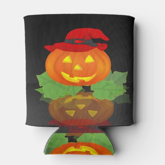Aangepaste Koelbox Jack-o-Lantern Blikjeskoeler (Achterkant)