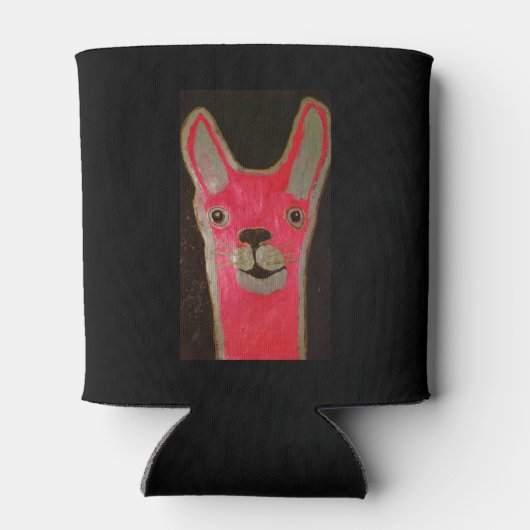 Aangepaste Koelbox met Happy Llama Blikjeskoeler (Achterkant)