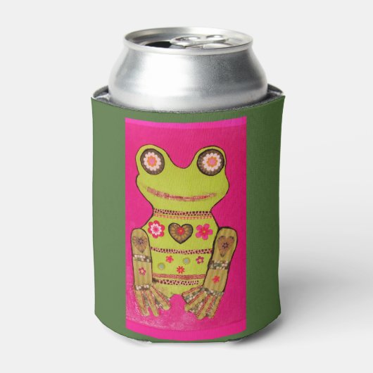 Aangepaste Koelbox met Hoppy Frog Blikjeskoeler (Blikje Voorkant)