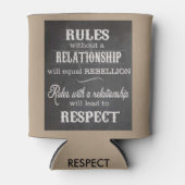 Aangepaste Koelbox Relatie regels door ZAZZ_IT Blikjeskoeler (Voorkant)