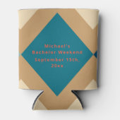 Aangepaste Koelbox Retro | Bachelor Weekend Blikjeskoeler (Voorkant)