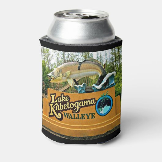 Aangepaste Koelbox van het meer van Kabetogama Wal Blikjeskoeler (Blikje Achterkant)