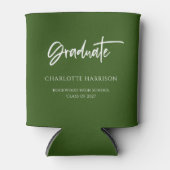 Aangepaste Koelbox voor groene en witte graduatie Blikjeskoeler (Voorkant)