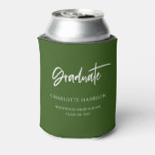 Aangepaste Koelbox voor groene en witte graduatie Blikjeskoeler (Blikje Achterkant)