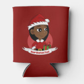 Aangepaste koelbox voor kerstmeisjes cartoon blikjeskoeler (Voorkant)