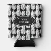 Aangepaste koelboxxen voor tropische ananassepatro blikjeskoeler (Voorkant)