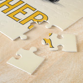 Aangepaste koele astronaut schildering Pi symbool Legpuzzel (Zijkant)