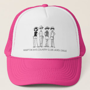 Aangepaste koele dames golf competitie hoed - Club Trucker Pet