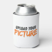Aangepaste koeler met uw foto en tekst (Blikje Voorkant)