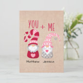 Aangepaste koepelValentijn Feestdagenkaart (Staand voorkant)