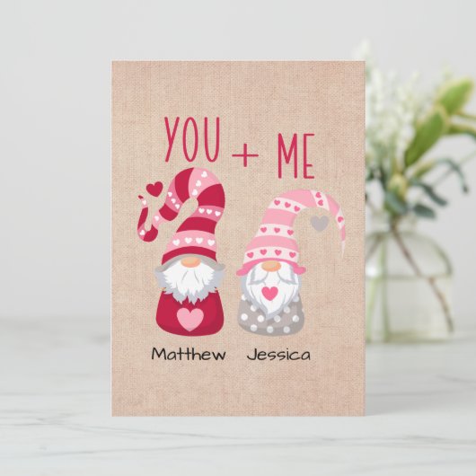 Aangepaste koepelValentijn Feestdagenkaart (Staand voorkant)