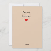 Aangepaste koepelValentijn Feestdagenkaart (Achterkant)