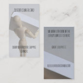 Aangepaste koerierskaart visitekaartje (Voorkant / Achterkant)