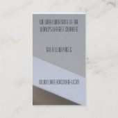 Aangepaste koerierskaart visitekaartje (Achterkant)