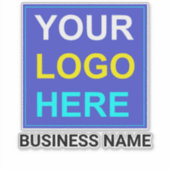 Aangepaste koffer Logo & Naam | waterdicht Sticker (Voorkant)