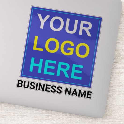 Aangepaste koffer Logo & Naam | waterdicht Sticker (Detail)