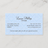 Aangepaste kofferbakkerij visitekaartje (Achterkant)