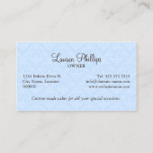 Aangepaste kofferbakkerij visitekaartje (Achterkant)