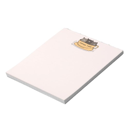 Aangepaste koffie-Beren Notitieblok (Linkerzijde)