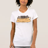 Aangepaste koffie-Beren T-shirt (Voorkant)