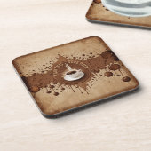 Aangepaste koffie bier onderzetter (Linkerzijde)