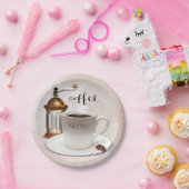 Aangepaste koffie-Borden Papieren Bordje (Feest)