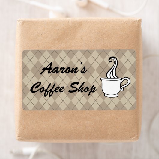 Aangepaste koffie-etiketten etiket (Insitu)