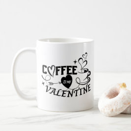 Aangepaste Koffie Liefhebber Hart Pijl Valentijn Koffiemok