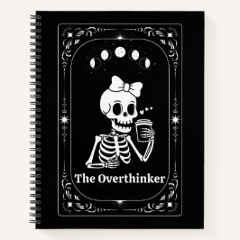 Aangepaste koffie liefhebber tarot whimsy goth ste notitieboek